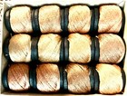 Vtg Belding Heminway Corticelli Handy Midget Darning Cotton 12 Spools 2 Ply 