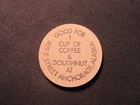 1976 Anchorage  Alaska Wooden Nickel Token - Y m c a  25th Anniversary Wood Coin