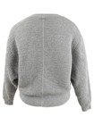 Michael Michael Kors Women s Ribbed Dolman-sleeve Top  xl  Pearl Heather 