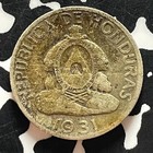1931 Honduras 20 Centavos Lot t5029 Silver 