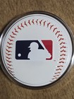 2024 Niue Major League Baseball Mlb Logo 1 Oz Colorized Curved Silver Coin