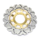  2 Front Brake Disc Rotors For Honda Cbr 600 Rr 2003-2021 Wave Rotors Gold