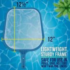 12  Plastic Pool Leaf Skimmer Net  Clean Pool  Spa  Pond  Remove Leaves  Debris