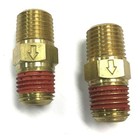 M2525 In-line Brass Ball Check Valve 1 4  X 1 4  Mpt   2 Pack   Oem Factory Part