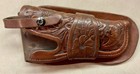 Browning Bros  Co  Vintage Colt 1911  45 Auto Floral Carved Single Loop Holster
