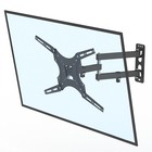Corner Full Motion Tv Wall Mount Bracket  Tilt Swivel For 32 - 55  Inch Led Lcd