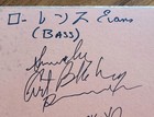 Art Blakey   The Jazz Messengers Autographed X7 Cardboard 1968 Harper Priester  