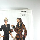 Vtg Vogue 1096 Wrap Dress Sewing Pattern Sz 6 8 10 Basic Design 90s Career Uncut