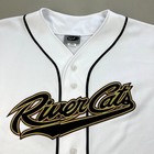 Vintage Sacramento River Cats Jersey Adult Xl White Minor League Baseball Y2k