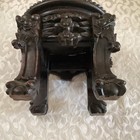 Antique Chinese Hand-carved Hardwood Low Jardiniere Stand  plant Stool Free Ship