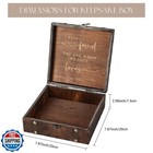 Aw Bridal Mr And Mrs Wedding Keepsake Box For Couples  Wooden Memory Boxes Wi