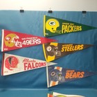 Vintage Nfl Football Teams Full Size 30  Pennants Lot Of 11 70s 80s  