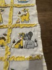 Embroidered Giraffe Crib Baby Blanket Hand Quilted 4 Layers Of Fleece 39    X 47   