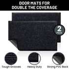 Front Door Mat Welcome Floor Mats - Entryway Indoor Outdoor Entrance Doormat    