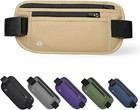 Khaki Hidden Money Belt For Travel For Men  Waist Wallet Anti Theft  Rfid Pas   