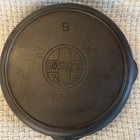 Vtg Griswold  9 Cast Iron Skillet Slant Logo Heat Ring 710-d  Sits Flat Restored