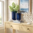 Large Glass Vase Blue - Threshold