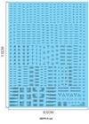 Delpi Decal 1 144 Hg rg   Multi Use   Caution Marking Water Slide Decal