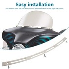 Motorcycle Slot Batwing Fairing Windshield Trim For Harley Electra Street Glide