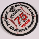 Portland Beavers 75 Year Diamond Anniversary Vintage 3  Fabric Sticker