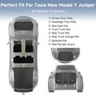 For Tesla Y Juniper 2025-2026 Tpe Floor Mats Waterproof Anti-slip Cargo Liner