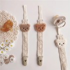 Baby Dummy Clip Holder Teddy Bear Soother Chain Anti Drop Pacifier Strap