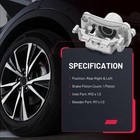 Bdfhyk Rear Disc Brake Caliper Infiniti G25 G37 M37 Q70 Nissan 370z Landr