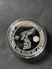 2018 South Korea 1 Oz Korean Tiger Komsco Silver Medal Round Coin