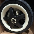 Bugaboo Donkey Stroller Replacement Foam Wheels Set  4  Black white 180524