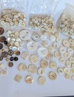 Vintage Antique Mother Of Pearl Buttons Lot Over 700 Bulk Mop Shell Craft Sewing