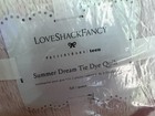 Pottery Barn Teen Loveshackfancy Summer Dream Tie Dye Quilt   Full queen New