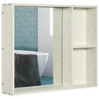Wall-mounted Mdf Medicine Cabinet With Mirror  White