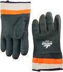 Oil Hauler Chemical Resistant Gloves Double Dipped Rubber Work Gloves Size Large