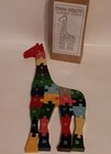 Wooden Puzzle Animal Alphabet Numbers Educational Learning  