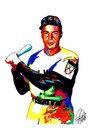 Joe Dimaggio New York Yankees Baseball Sports Poster Print Wall Art 11x17