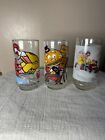 Mcdonald   s Vintage Cups Glass Ronald Mcdonald   s Winter No Chipping  70s 90s 80s