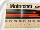 Oem Original Ford Motorcraft Sign 1970 s Display Mustang Torino Truck F150 Nos