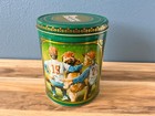 Purina Dog Biscuits Vintage Collectible Advertising Tin Can - Dog Scenes 1989