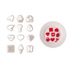 Clay Earring Cutters Valentine S Day Clay Cutters Keys Heart Clay Cutters