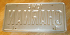 Vintage Iowa  charnan  Embossed Metal Vanity License Plate
