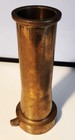 Vtg Brass Smoothbore Nozzle Fire Department Firefighter 3  Base  2  Tip  9  Long