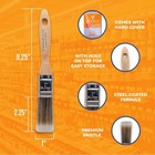 12 Pack - 1  Flat Brushes For All Latex And Oil Paints   Stains