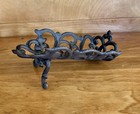 Cast Iron Wine Bottle Holder  7 5 Inches Long
