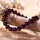 Natural Red Garnet Beads Crystal Healing Reiki Chakra Stretch Men Women Bracelet