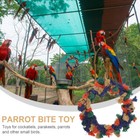 Bird Cage Toys Christmas Pet Gift Bird Ladders Parrot Bite Toy Bird Rope Perch