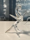 Vintage Hand Blown Glass Pegasus Horse Lot Of 3 Read