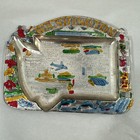 Vintage  Washington State Change Tray Tin Metal Souvenir Ashtray Trinket Dish