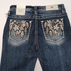 Miss Me Mid Rise Bootcut Jeans Womens 28x32 Stretch Denim Slim M9475b1v New Nwt