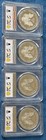 2010 - 2013 W Proof Silver Eagle Pcgs Pr70 Dcam 4 Coin Set Blue Label    