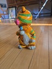 Vintage  Holiday Fair Chalkware Tiger Coin Bank Piggy Bank Japan 1967
